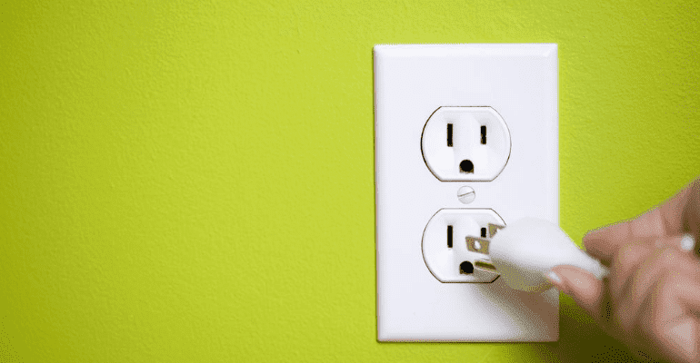 Fix a loose electrical outlet
